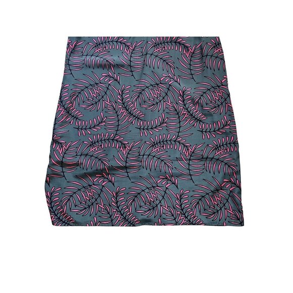 Nordstrom Halogen Palm Print Midi Dress L - Picture 14 of 16